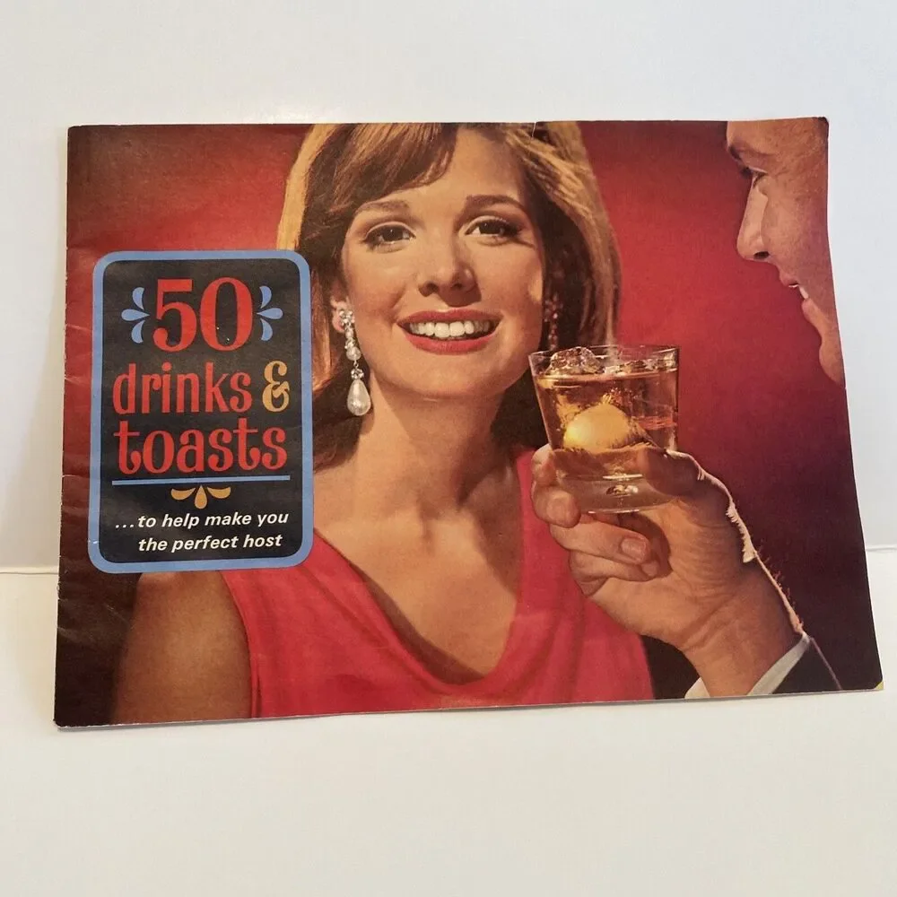 Vintage Advertising Booklet Southern Comfort 50 DRINKS & TOASTS Recipes Alcohol